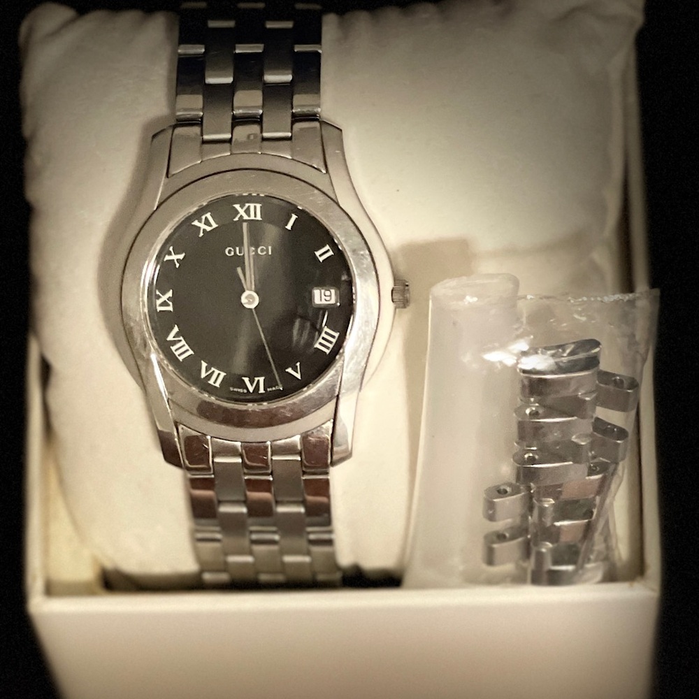 Gucci stainless steel watch